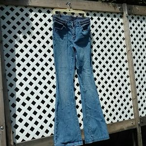 Kendall and Kylie flair jeans